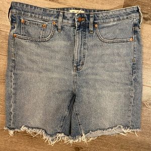 Madewell Women’s Long Jean Shorts Size 14